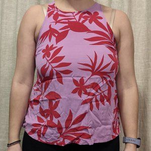 Purple Sleeveless Blouse
